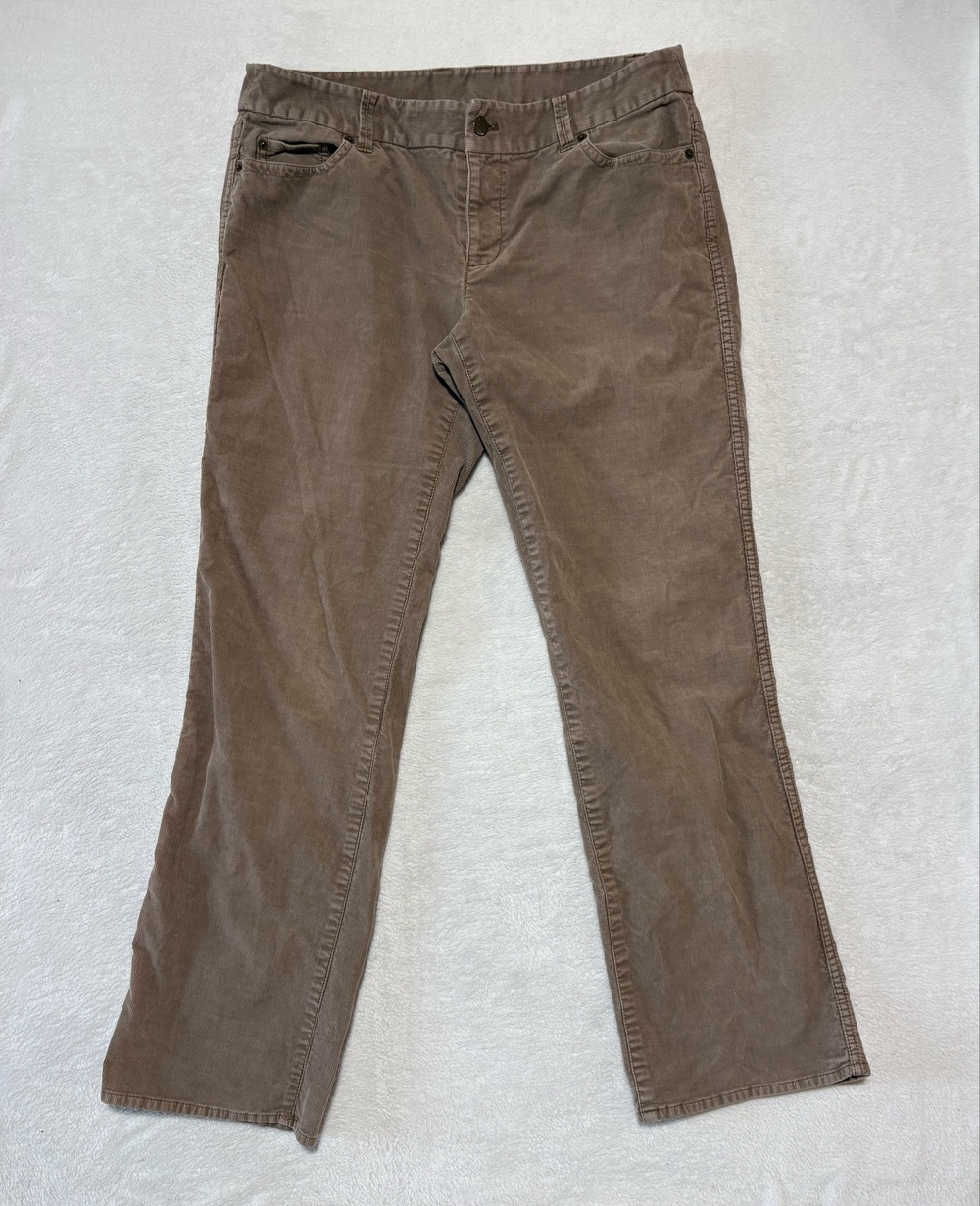 J.Crew Pants Womens 12 Brown Corduroy Bootcut Stretch Pockets Casual